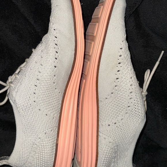 Cole Haan Cream and Pink Sneakers with Breathable Design - Picture 14 of 15